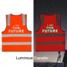 Authorised Traffic Controller Safety Vest Orange
